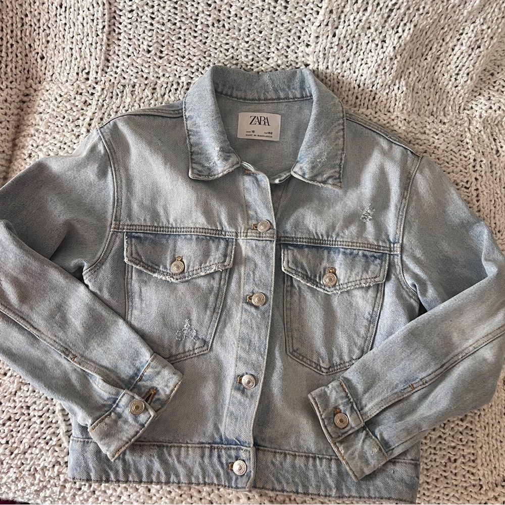 Zara Classic Light Blue Jean Jacket